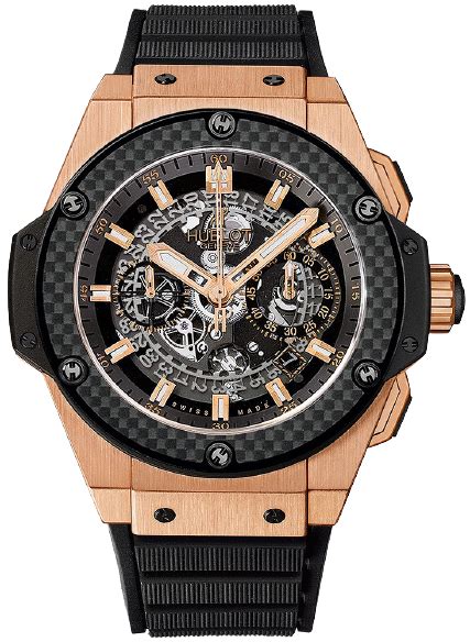 hublot king power unico king gold carbon replica|Hublot king gold 42mm.